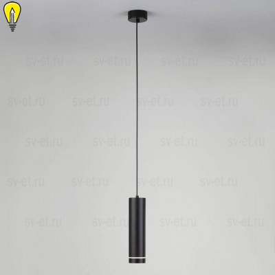 Подвесной светодиодный светильник Elektrostandard DLR023 12W 4200K черный матовый 4690389119729
