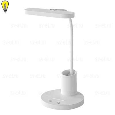 Настольная светодиодная лампа с подставкой Uniel ULM-D603 10W/3000-6000K/DIM White UL-00011097