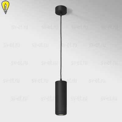 Подвесной светодиодный светильник Elektrostandard Onde 50250 LED 10W 4000K черный a064204