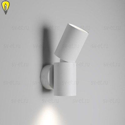 Настенный светодиодный светильник Elektrostandard Deep 40126/LED белый a062927