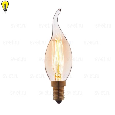 Лампа накаливания E14 40W прозрачная 3540-GL