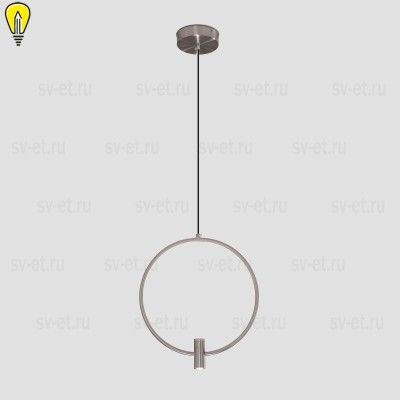Подвесной светодиодный светильник Eurosvet Layla 50257/1 Led никель