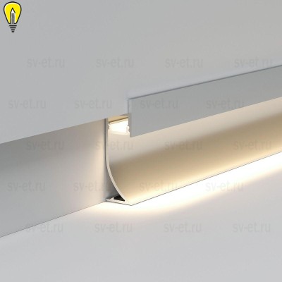 Профиль алюминиевый с рассеивателем для плинтуса Elektrostandard LL-2-ALP021 a066618
