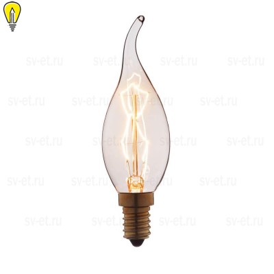 Лампа накаливания E14 40W прозрачная 3540-TW