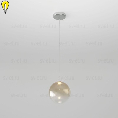 Подвесной светодиодный светильник Eurosvet Wonder 50231/1 Led янтарный