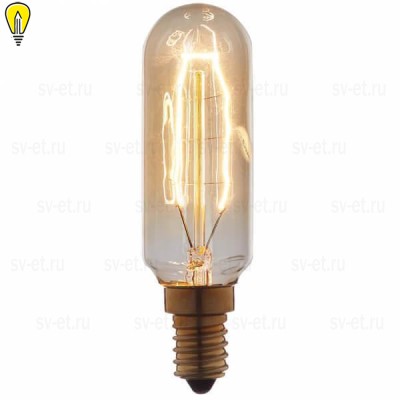 Лампа накаливания E14 40W прозрачная 740-H