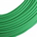 Провод круглый текстильный для люстры 2х0,5 цвет зелёный (бухта) 100 метров