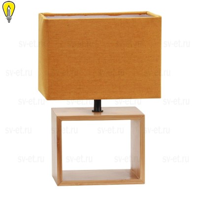 Настольная лампа Uniel UML-B401 E27 Orange/Wood UL-00010955