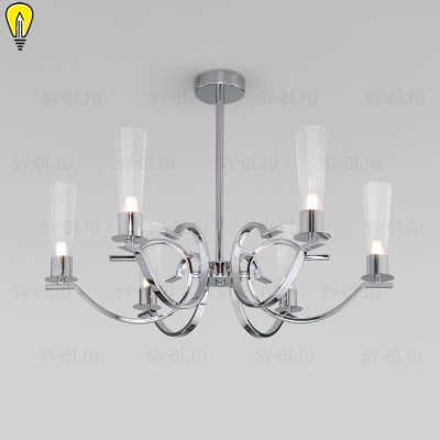 Подвесная люстра Eurosvet Rosher 60141/6 хром