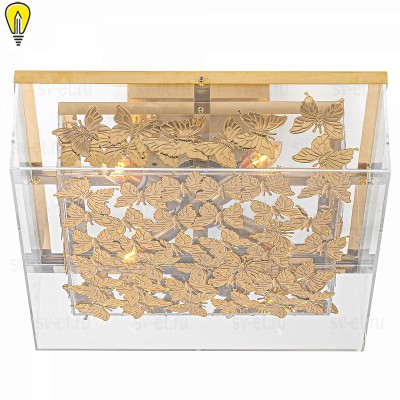 Дизайнерская потолочная люстра Butterfly Flush-Mount Ceiling Light