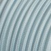 Провод круглый текстильный для люстры 2х0,5 цвет светло-голубой (бухта) 100 метров