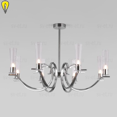 Подвесная люстра Eurosvet Rosher 60141/8 хром