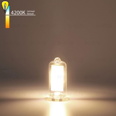Лампа светодиодная Elektrostandard G9 3W 4200K прозрачная BLG912 4690389183492