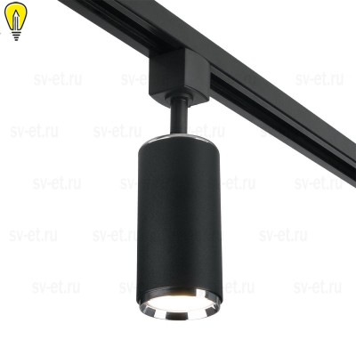 Трековый светильник Elektrostandard Svit GU10 черный/хром MRL 1013 a048166