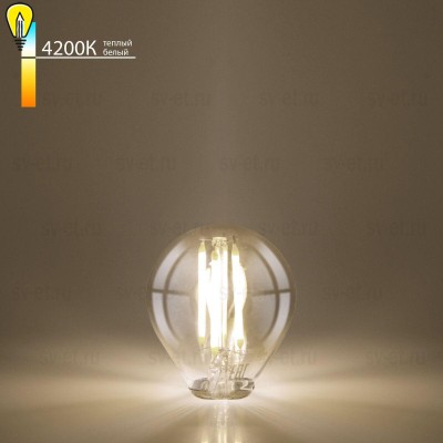 Лампа светодиодная филаментная Elektrostandard E27 8W 4200K прозрачная BLE2772 a060527