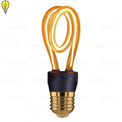 Лампа светодиодная филаментная Elektrostandard E27 4W 2400K прозрачная 4690389136054
