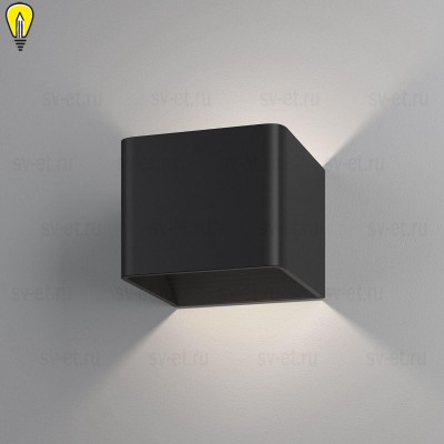 Настенный светодиодный светильник Elektrostandard Corudo MRL LED 1060 черный a063687