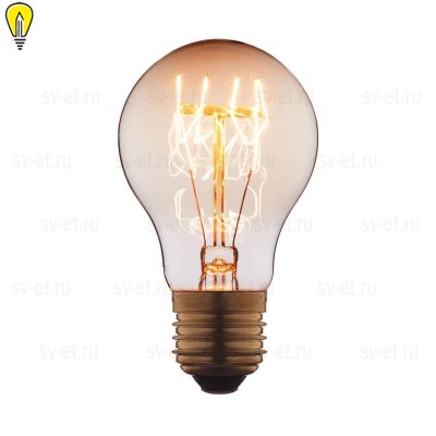 Лампа накаливания E27 40W прозрачная 7540-T