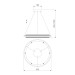 Подвесной светодиодный светильник Eurosvet Imperio 90241/1 черный/ золото Smart