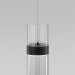 Подвесной светодиодный светильник Eurosvet Lumen 50244/1 Led черный/прозрачный