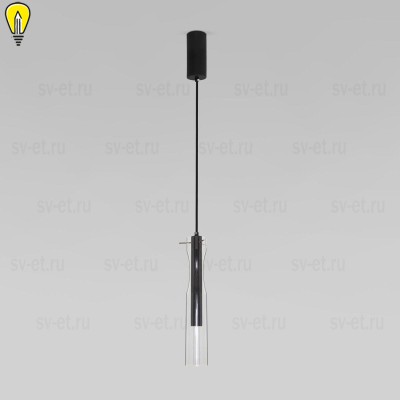 Подвесной светодиодный светильник Eurosvet Swan 50254/1 Led черный