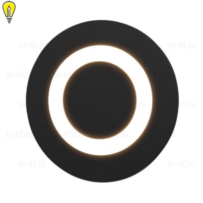 Встраиваемый светодиодный светильник Elektrostandard MRL LED 1107 черный 4690389098130