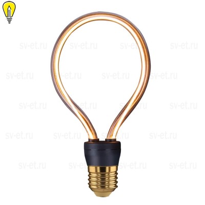 Лампа светодиодная филаментная Elektrostandard E27 4W 2400K прозрачная BL150 a043991