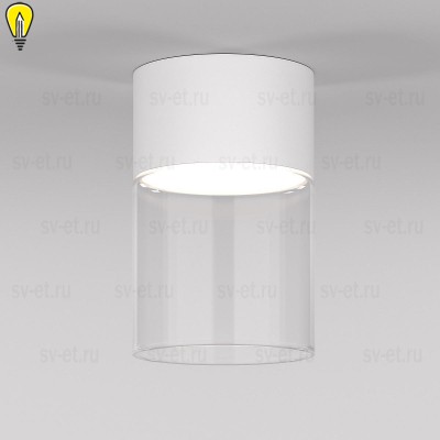 Потолочный светодиодный светильник Elektrostandard Lumen 25047/LED 10W 4000К белый/прозрачный a064710