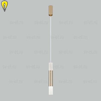 Подвесной светодиодный светильник Eurosvet Axel 50210/1 LED золото