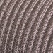 Провод круглый текстильный для люстры 2х0,5 цвет коричнево-розовый (бухта) 100 метров