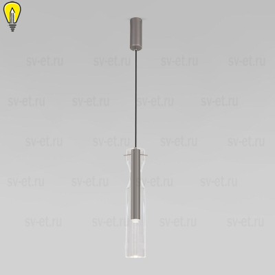 Подвесной светодиодный светильник Eurosvet Swan 50253/1 Led графит