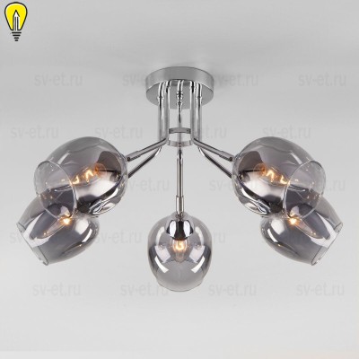Потолочная люстра Eurosvet Marci 30164/5 хром