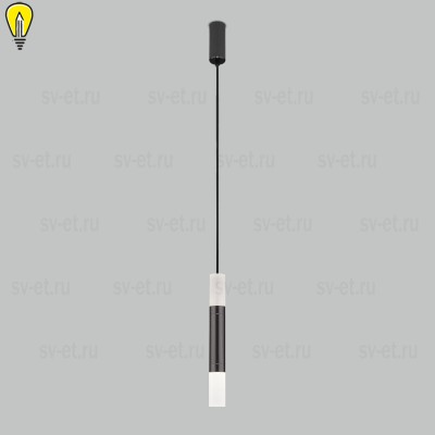 Подвесной светодиодный светильник Eurosvet Axel 50210/1 LED черный жемчуг
