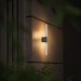 Уличный настенный светодиодный светильник Arte Lamp Calamaro A5191AL-2BK