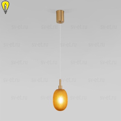 Подвесной светильник Eurosvet Pineapple 50266/1 янтарный