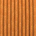 Провод круглый текстильный для люстры 2х0,5 цвет оранжевый (бухта) 100 метров