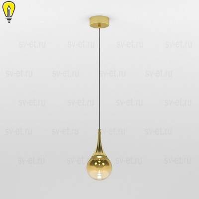 Подвесной светодиодный светильник Eurosvet Adour 50256/1 LED золото