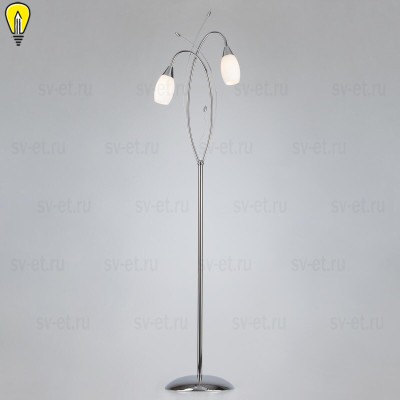 Торшер Eurosvet 22080/2F хром