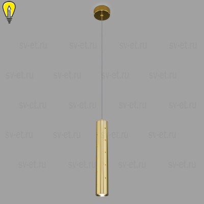 Подвесной светодиодный светильник Elektrostandard Bong 50214/1 Led золото 4690389175947