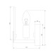 Бра Eurosvet Marble 60158/1 латунь