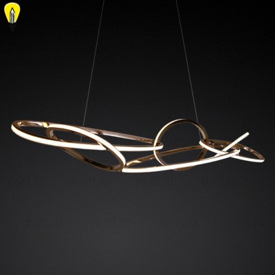 Дизайнерская подвесная светодиодная люстра Unfolded Hanging Light Sculpture by Niamh Barry