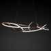 Дизайнерская подвесная светодиодная люстра Unfolded Hanging Light Sculpture by Niamh Barry