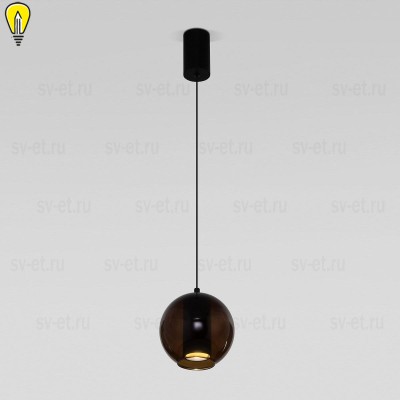 Подвесной светодиодный светильник Eurosvet Cobble 50258/1 LED шоколад