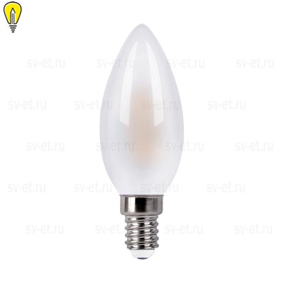 Лампа светодиодная филаментная Elektrostandard BLE1427 E14 9W 4200K матовая a050133