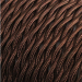 Провод витой текстильный для люстры 2х0,5 цвет коричневый