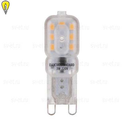 Лампа светодиодная филаментная Elektrostandard G9 3W 4200K прозрачная a049867