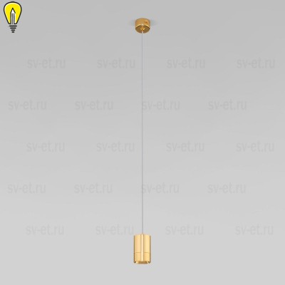 Подвесной светодиодный светильник Eurosvet Piccolo 50248/1 LED золото