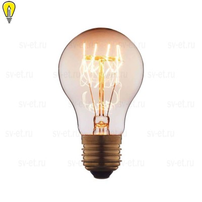 Лампа накаливания E27 60W прозрачная 7560-T