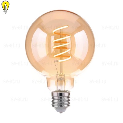 Лампа светодиодная филаментная Elektrostandard E27 8W 3300K прозрачная a048304