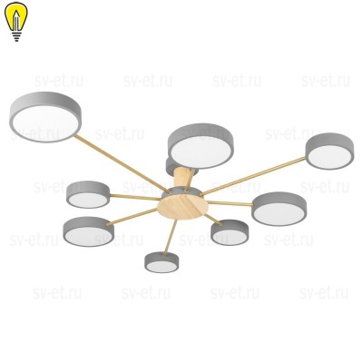 Потолочная светодиодная люстра Loft IT Sunrise 10316/8 Grey